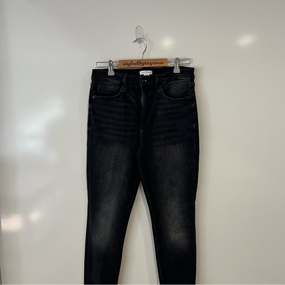 Good American Good Legs Skinny Jean Stretch Black - Picture 3 of 8